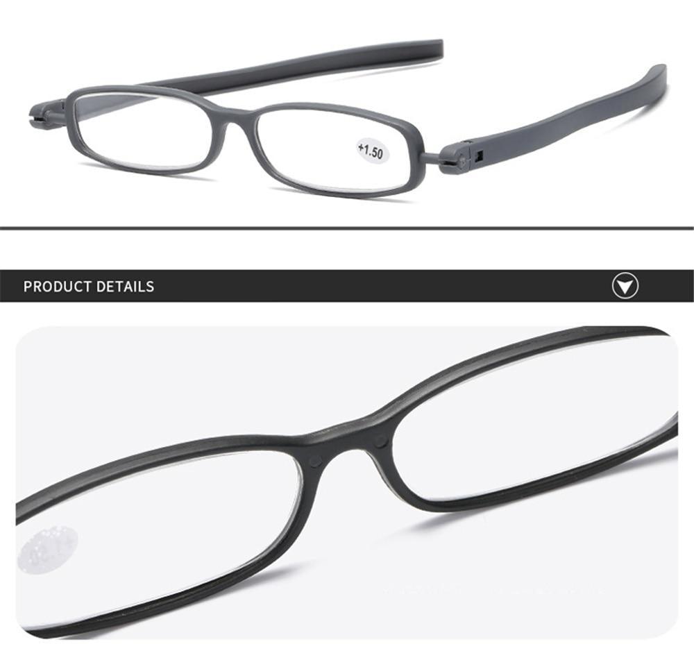 Mini-lunettes de lecture pour hommes et femmes, pivotantes, petites ovales, pour presbytes, portables, unisexes, compactes et minces, légères