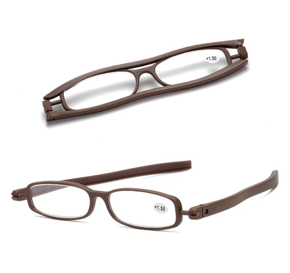 Mini-lunettes de lecture pour hommes et femmes, pivotantes, petites ovales, pour presbytes, portables, unisexes, compactes et minces, légères