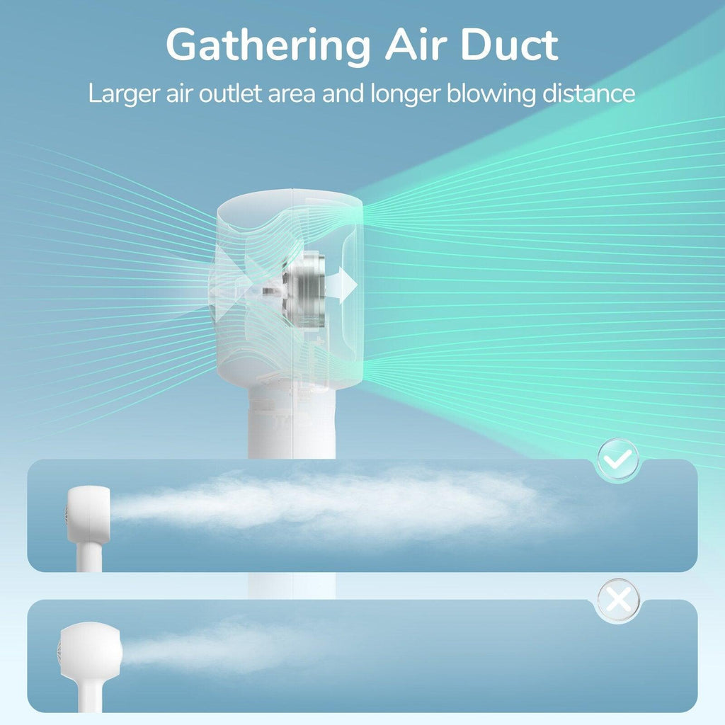 Mini ventilateur portable au design unique, ventilateur personnel rechargeable par USB avec puissant vent turbo, mini ventilateur portable avec une autonomie maximale de 18h, ventilateur à main rechargeable par USB