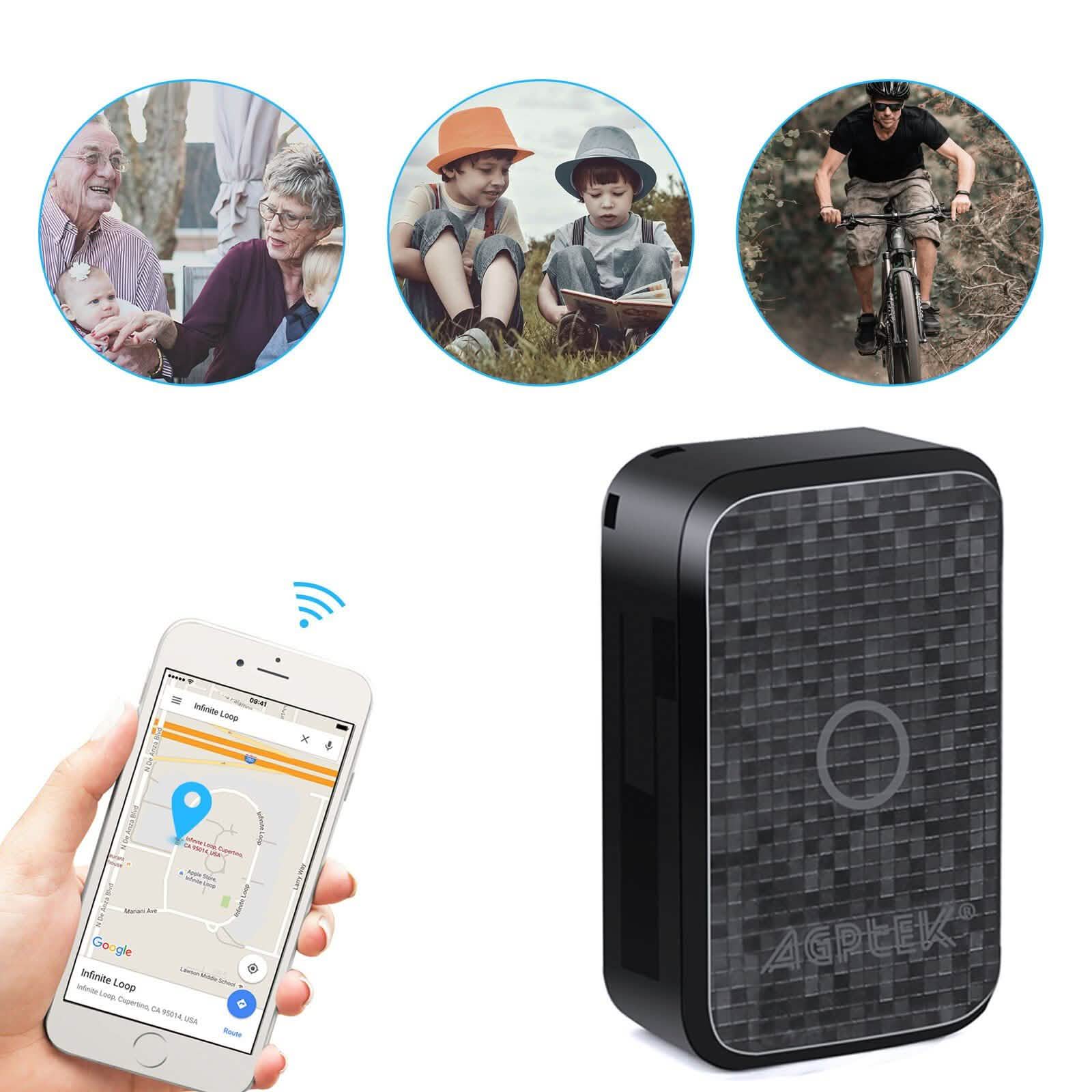 Mini traqueur GPS portable espion en temps réel pour personnes et véhicules avec enregistreur vocal