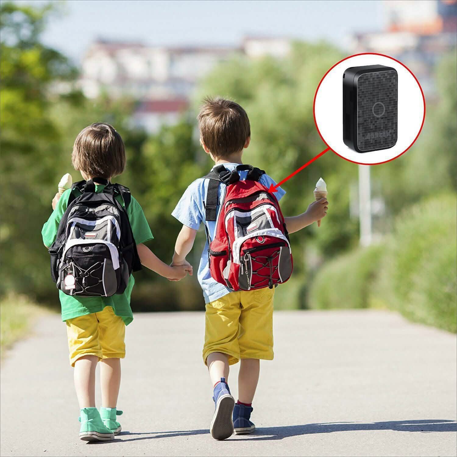 Mini traqueur GPS portable espion en temps réel pour personnes et véhicules avec enregistreur vocal