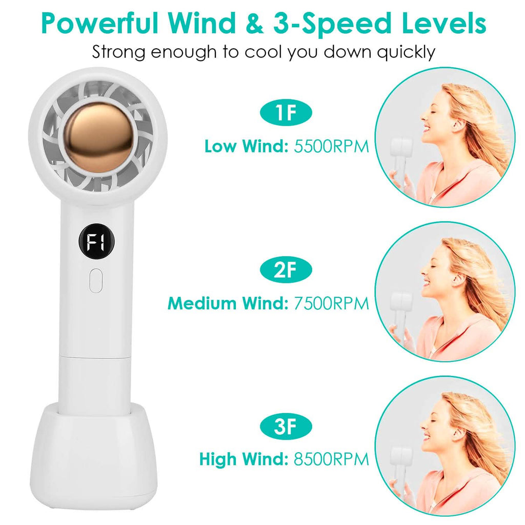 Mini ventilateur portable rechargeable USB de refroidissement à main