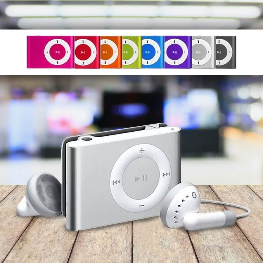 Mini lecteur MP3 aléatoire avec câble USB et écouteurs