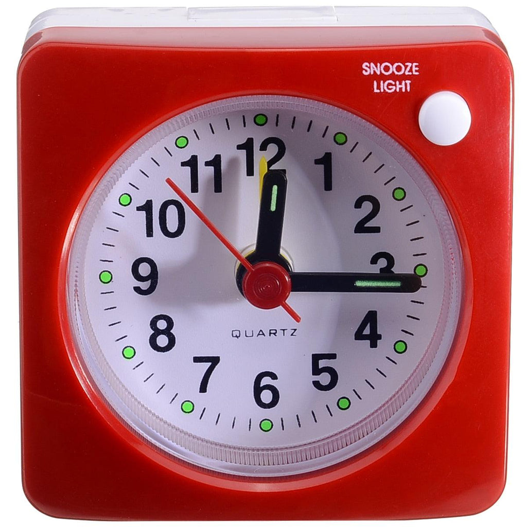 Mini réveil carré de chevet à mouvement silencieux Mini réveil carré de chevet à mouvement silencieux Réveil étudiant silencieux avec répétition Réveil étudiant silencieux avec répétition Sans tic-tac avec lumière LED pour la décoration