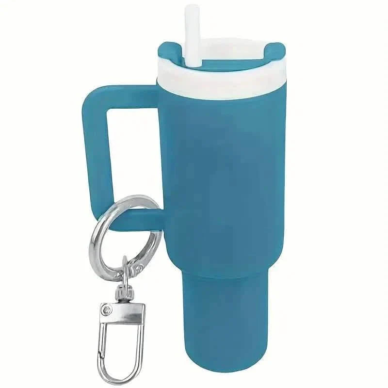 Mini bouteille d'eau porte-clés - Style urbain, En plastique