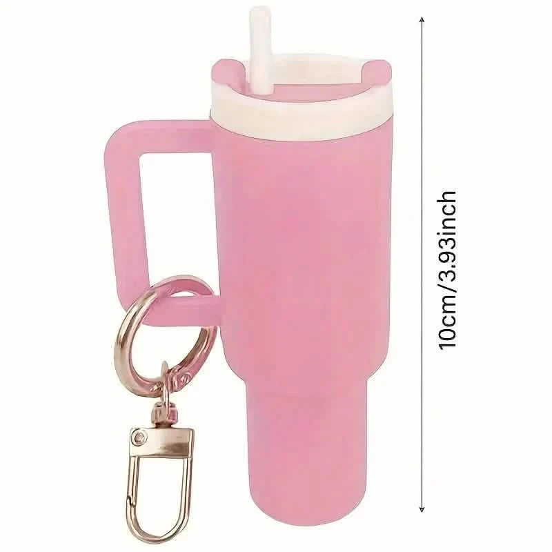 Mini bouteille d'eau porte-clés - Style urbain, En plastique
