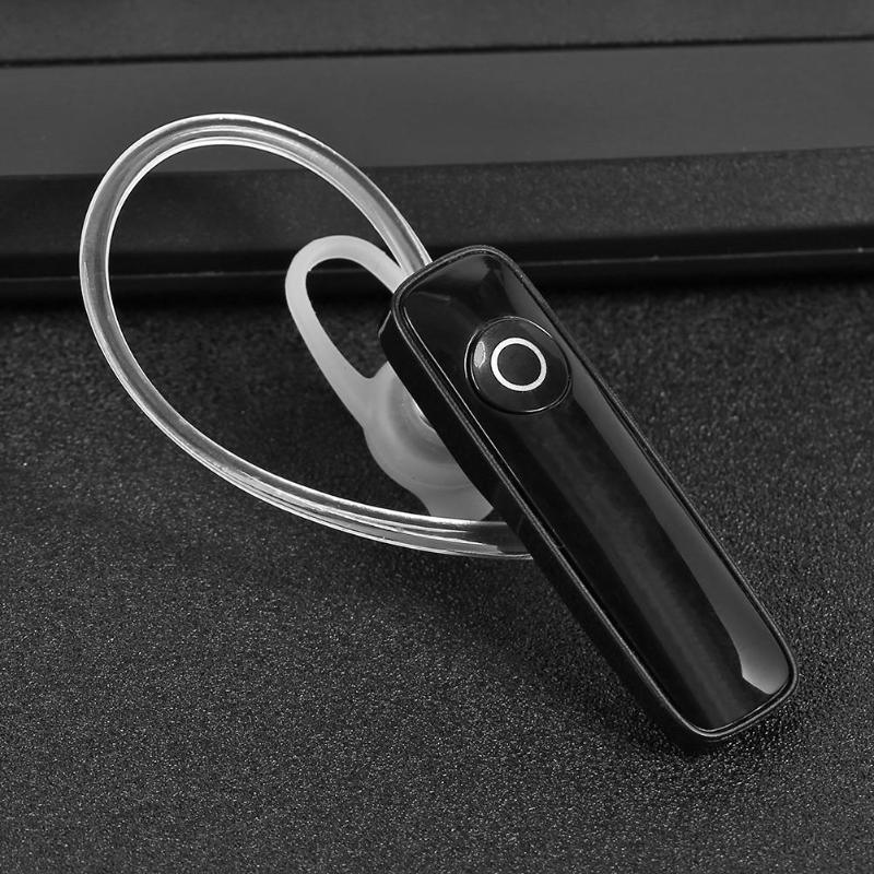 Mini oreillette Bluetooth sans fil noire pour la conduite, appels mains libres, casque d'affaires, confort amélioré, appairage Bluetooth facile, casque avec micro, connexion longue distance, oreillette pour tous les smartphones