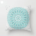 Housse de Coussin Vert Menthe Taie d'Oreiller Articles pour la Maison Décoratif Vert Menthe Frais Rayures Aquarelle Gris Uni Générique Décoratif Chambre Taies d'Oreiller Housses de Coussin Taie d'Oreiller Simple Salon