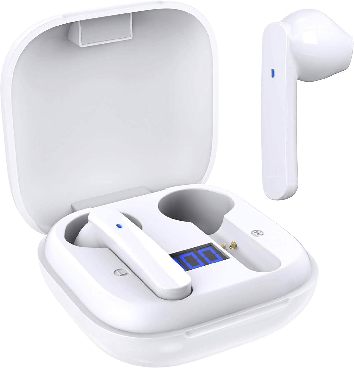 Écouteurs sans fil Miracase Bluetooth 5.0 avec étui de chargement USB-C