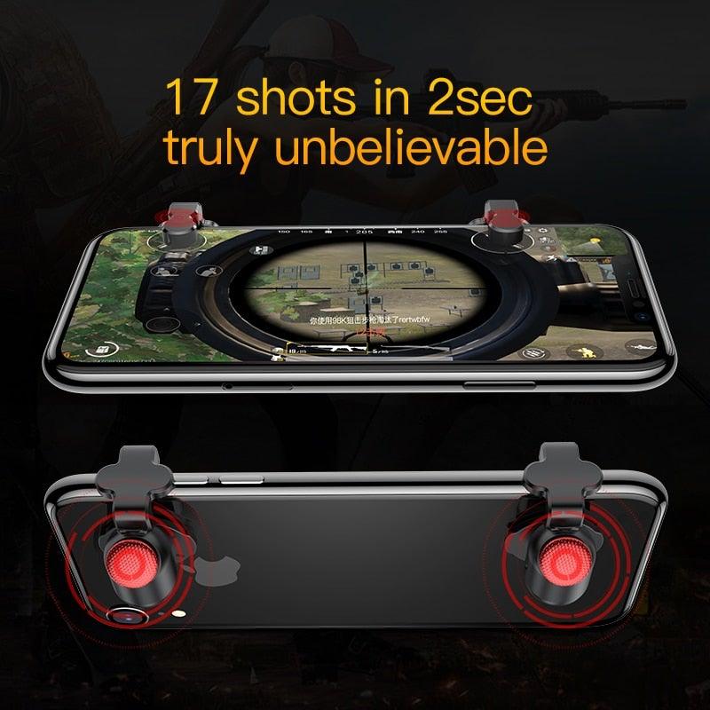 Manette de jeu mobile pour manette de tir et de visée, bouton, contrôleur léger pour téléphone, manette de jeu portable, accessoires de jeu pour téléphone