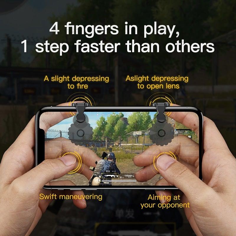 Manette de jeu mobile pour manette de tir et de visée, bouton, contrôleur léger pour téléphone, manette de jeu portable, accessoires de jeu pour téléphone