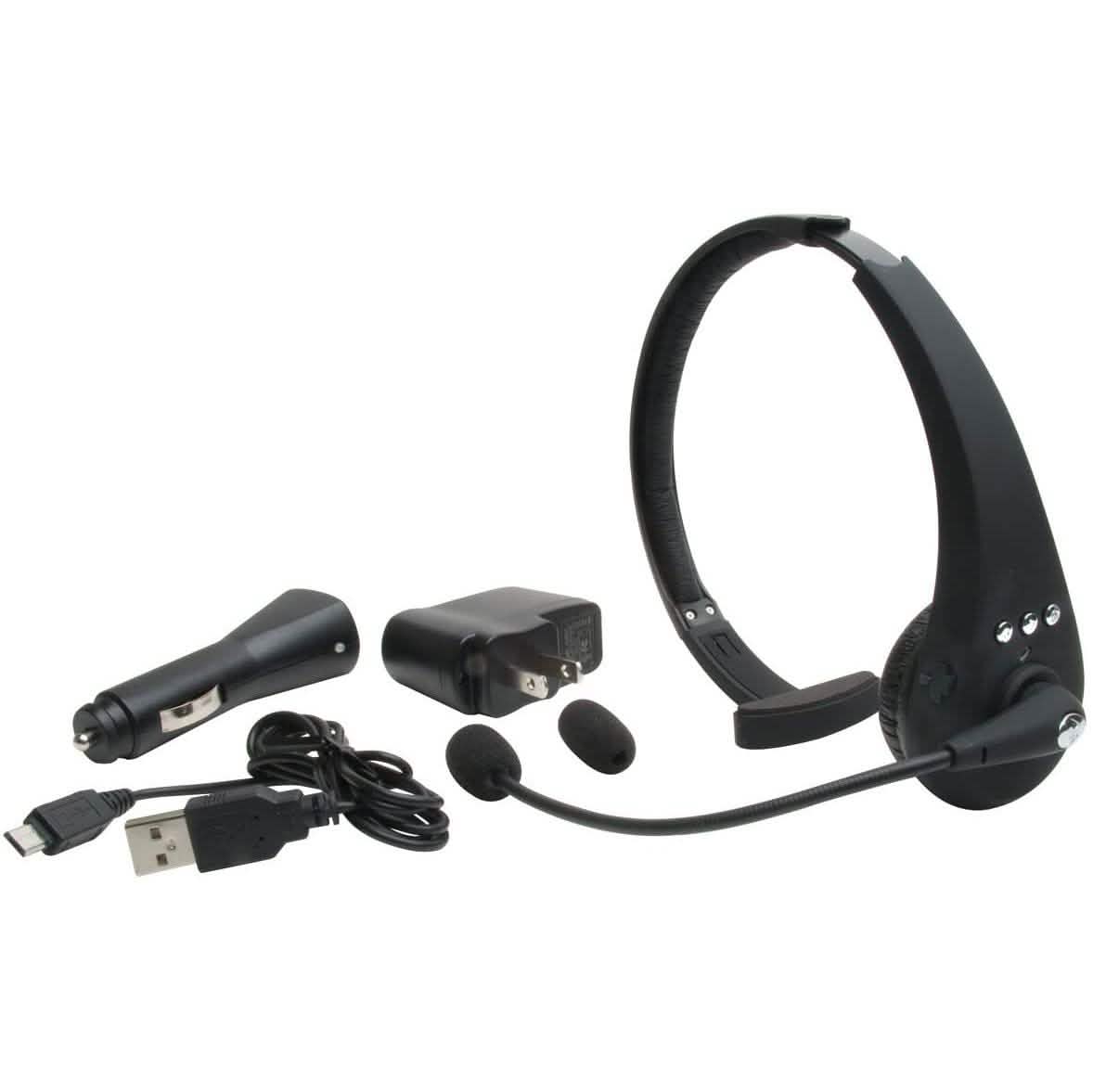Casque cellulaire Bluetooth Mobile Spec MSCBTOHNCR avec Silencer RX et enregistreur