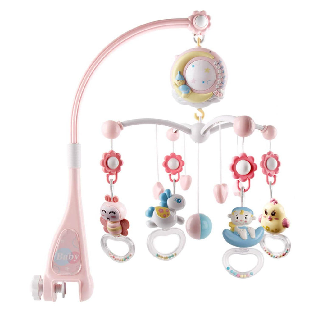Projecteur étoile mobile Veilleuse de nuit pour bébé avec boîte à musique et télécommande