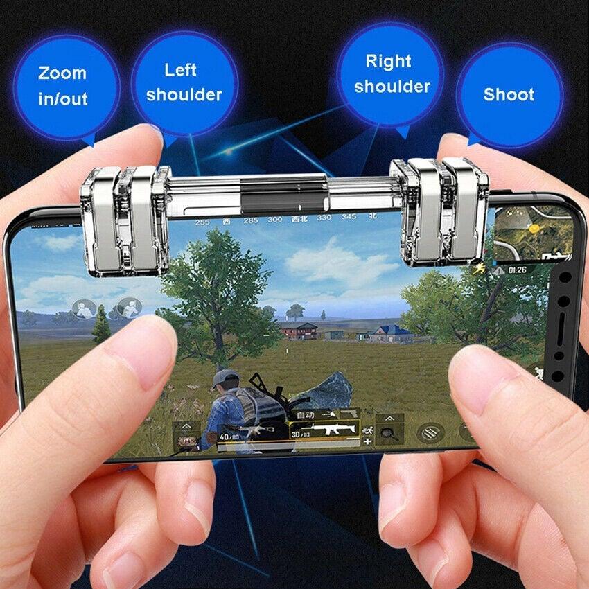 Contrôleur de manette de jeu mobile gâchette sensible bouton de tir poignée de tir gâchette clé de visée Joystick pour IOS Android