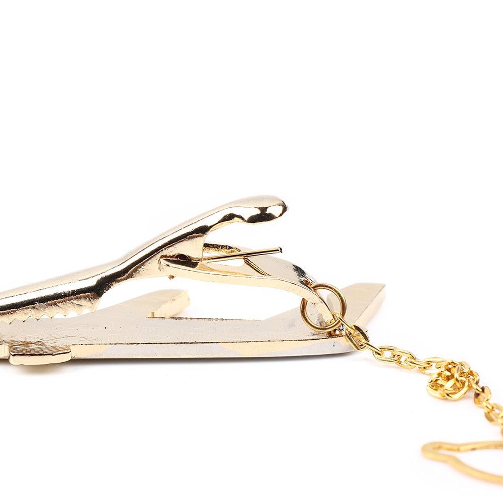 Pince à cravate moderne en forme d'avion pour homme, plaquée or, pour pilote d'affaires, mariage, cadeau, pince à cravate de qualité pour costume d'homme, cadeau de mariage