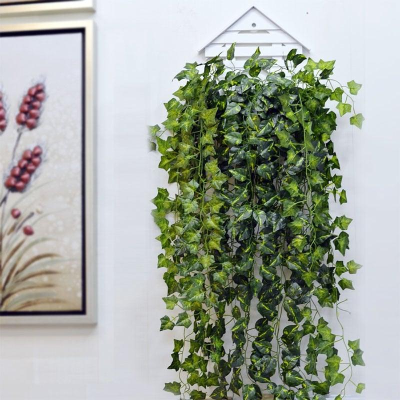 Guirlande Artificielle Moderne de Feuilles d'Eucalyptus Vertes, Rotin de Glycine, Faux Décor, Vignes de Feuilles de Soie pour la Décoration de Mariages et Fêtes d'Anniversaire