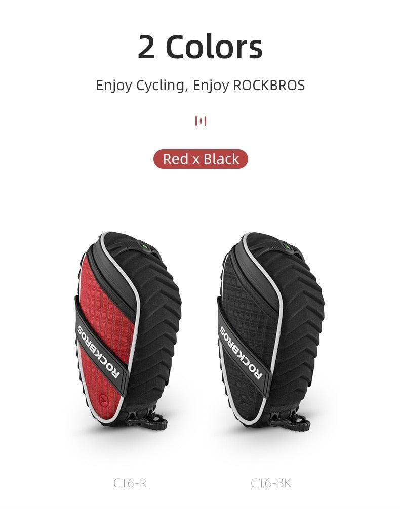 Sacoche de selle de vélo moderne Sacoche de vélo Accessoires de vélo Sacoche de selle de vélo imperméable Sacoche de vélo sous la selle Coque 3D pour VTT et vélos de route