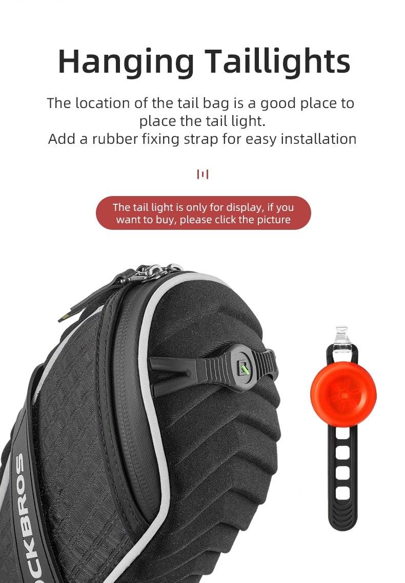 Sacoche de selle de vélo moderne Sacoche de vélo Accessoires de vélo Sacoche de selle de vélo imperméable Sacoche de vélo sous la selle Coque 3D pour VTT et vélos de route