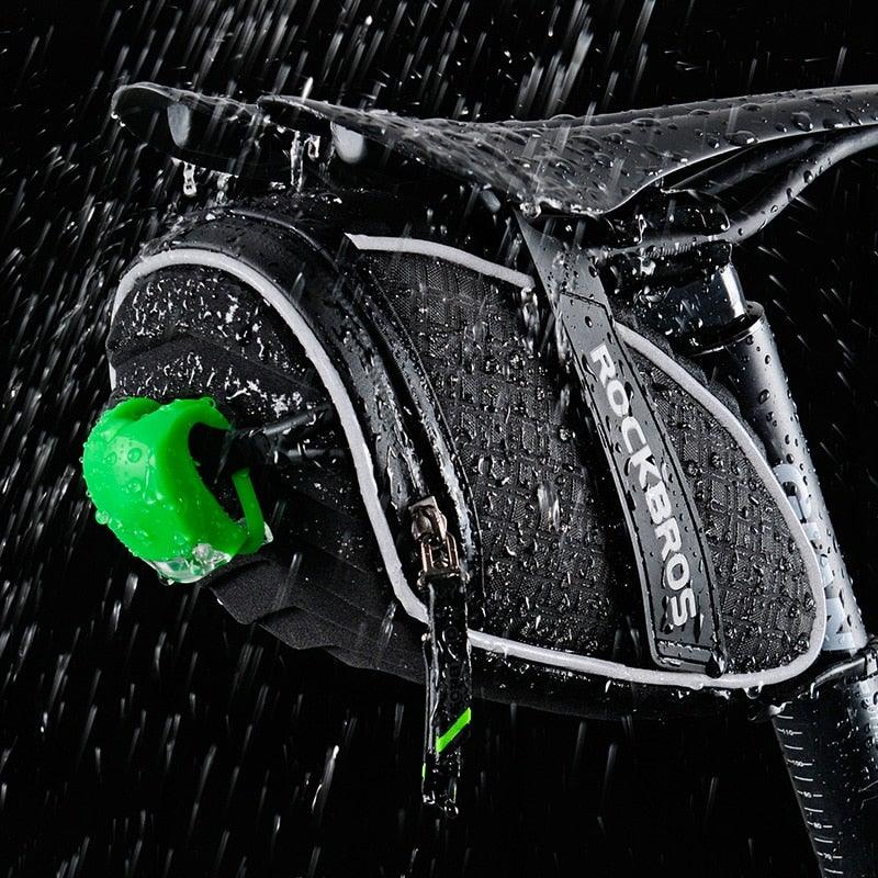 Sacoche de selle de vélo moderne Sacoche de vélo Accessoires de vélo Sacoche de selle de vélo imperméable Sacoche de vélo sous la selle Coque 3D pour VTT et vélos de route