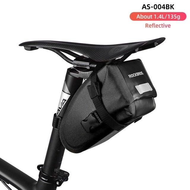 Sacoche de selle de vélo moderne Sacoche de vélo Accessoires de vélo Sacoche de selle de vélo imperméable Sacoche de vélo sous la selle Coque 3D pour VTT et vélos de route