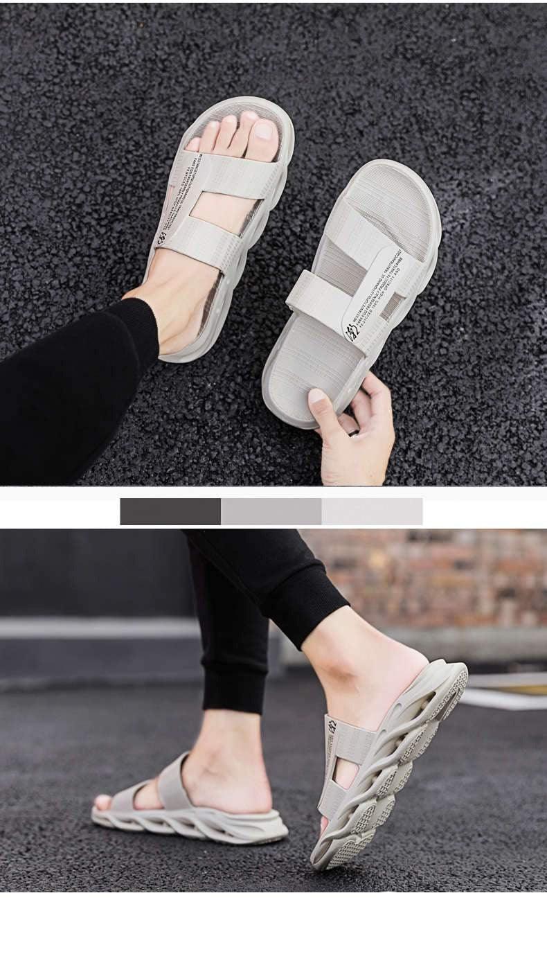 Tongs d'été décontractées modernes, sandales de piscine, chaussons pour hommes, chaussures de tennis, baskets, pantoufles confortables à mémoire de forme, pantoufles d'extérieur, pantoufles de luxe d'intérieur pour hommes