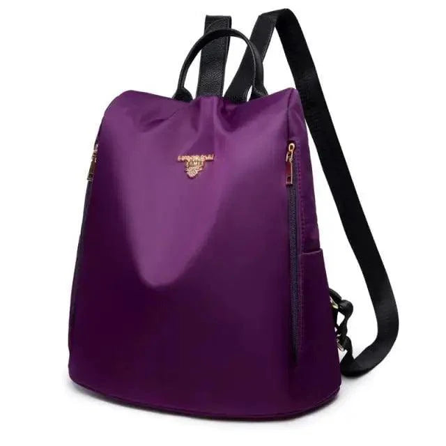 Sac à dos moderne élégant imperméable pour femme, sac à dos antivol tendance avec joli imprimé, sac d'école de haute qualité grande capacité