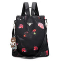 Sac à dos moderne élégant imperméable pour femme, sac à dos antivol tendance avec joli imprimé, sac d'école de haute qualité grande capacité