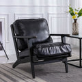 Fauteuil d'appoint moderne en similicuir