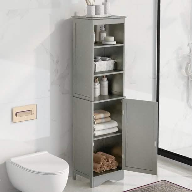 Armoire de salle de bain haute moderne sur pied