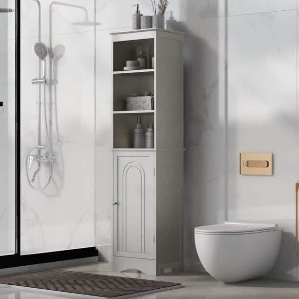 Armoire de salle de bain haute moderne sur pied