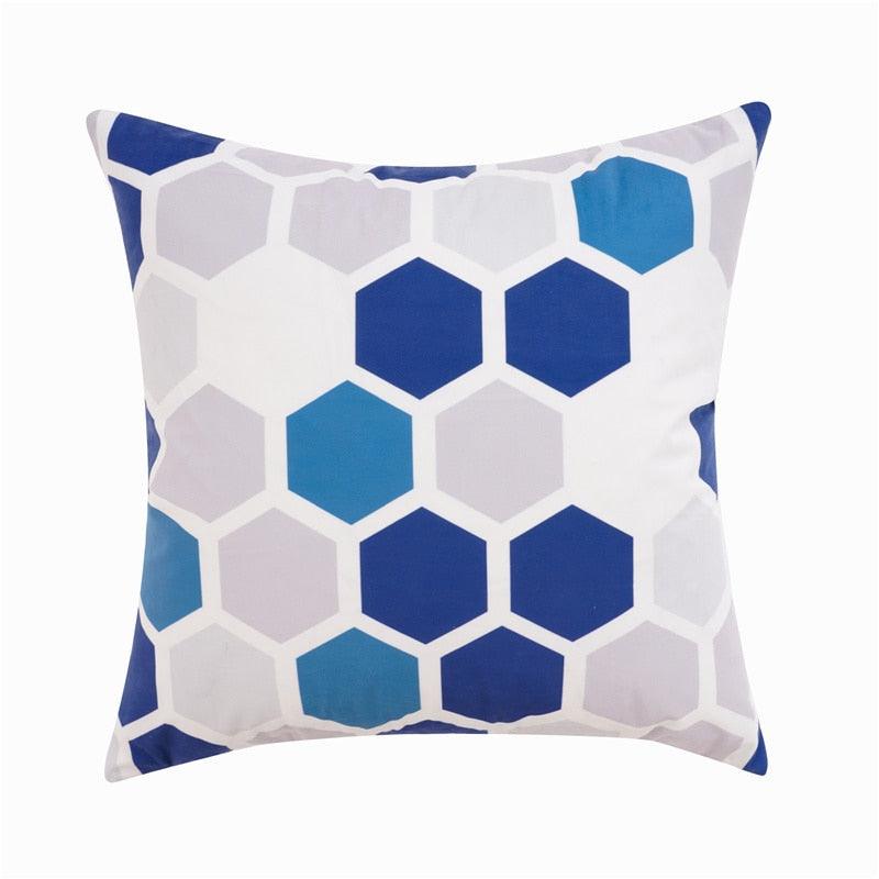Housses de Coussin Géométriques Décoratives Modernes Housses de Coussins Carrées Extérieures Jaunes Décoratives pour Canapé Chambre Housses de Coussin