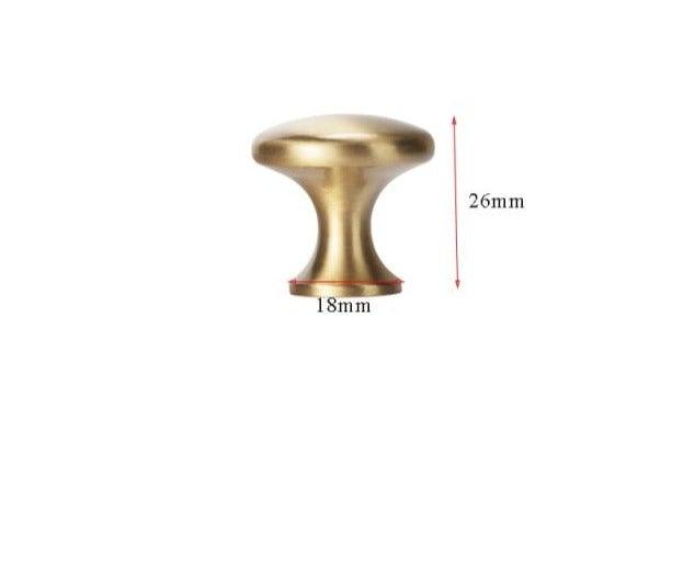 Boutons dorés modernes en cuivre pur pour armoire de cuisine, poignées de porte de placard, boutons de tiroir en laiton, quincaillerie de poignée de meuble, poignées de tiroir, bouton de placard pour quincaillerie de meuble de cuisine