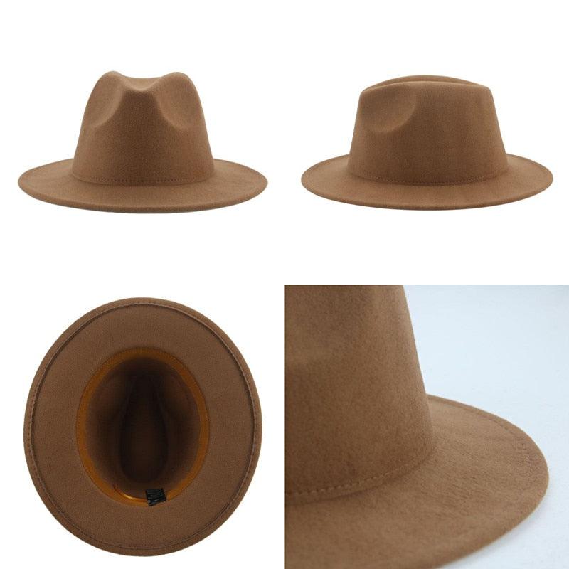 Chapeaux modernes pour femmes Fédoras Chapeaux d'hiver pour femmes Chapeau classique simple Chapeau de mariage Rétro à large bord Chapeau souple Chapeau Fédora pour hommes Chapeau classique à large bord à la mode pour l'été Chapeaux habillés