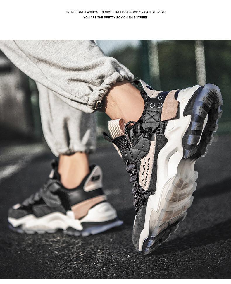 Chaussures décontractées modernes de haute qualité pour hommes, respirantes et légères, à lacets, pour le sport et les loisirs en extérieur, la marche antidérapante, la course respirante, le sport décontracté, l'entraînement, les baskets de basketball