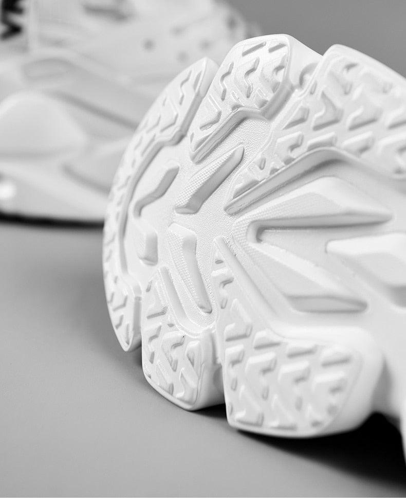 Baskets montantes beiges modernes pour hommes, chaussures épaisses pour hommes, baskets de sport de qualité supérieure, respirantes, décontractées, pour l'extérieur, augmentant la hauteur