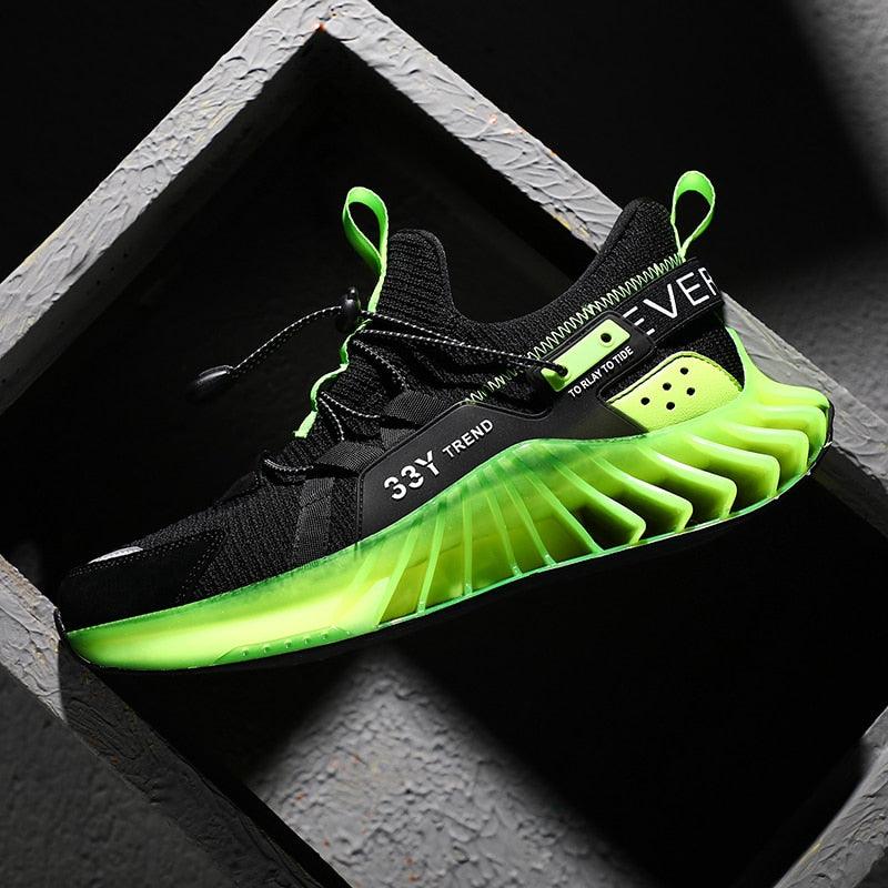 Chaussures de course modernes pour hommes Baskets tendance de sport antidérapantes de haute qualité Baskets à lame Chaussures de marche athlétiques décontractées Chaussures de tennis Baskets de mode pour hommes
