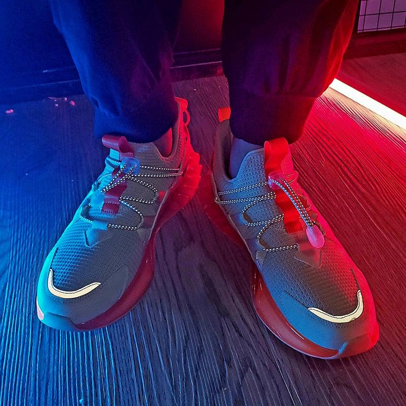 Chaussures de course modernes pour hommes Baskets tendance de sport antidérapantes de haute qualité Baskets à lame Chaussures de marche athlétiques décontractées Chaussures de tennis Baskets de mode pour hommes