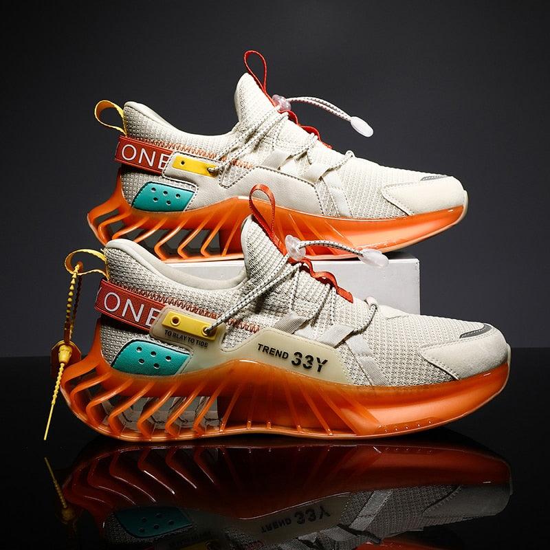 Chaussures de course modernes pour hommes Baskets tendance de sport antidérapantes de haute qualité Baskets à lame Chaussures de marche athlétiques décontractées Chaussures de tennis Baskets de mode pour hommes