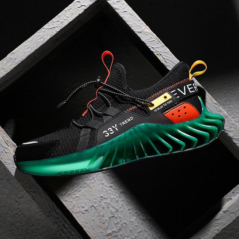 Chaussures de course modernes pour hommes Baskets tendance de sport antidérapantes de haute qualité Baskets à lame Chaussures de marche athlétiques décontractées Chaussures de tennis Baskets de mode pour hommes