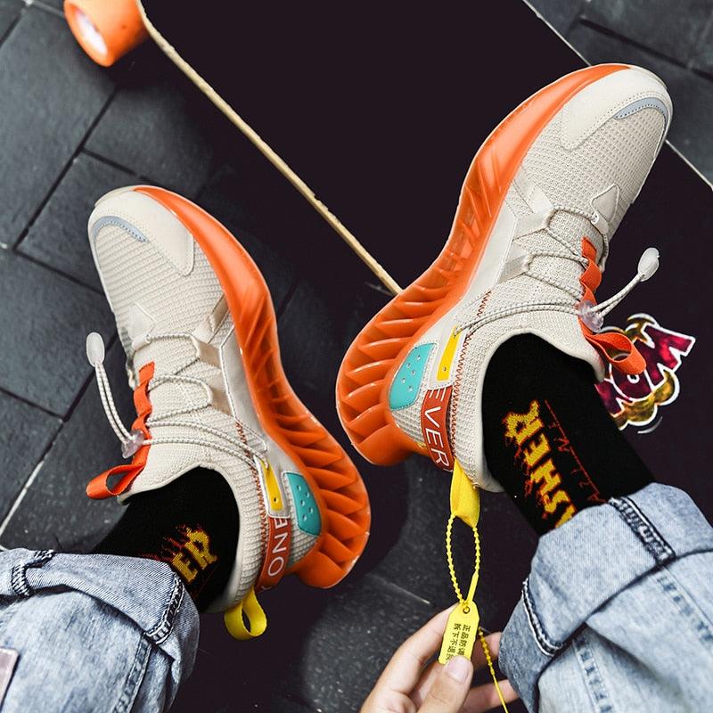Chaussures de course modernes pour hommes Baskets tendance de sport antidérapantes de haute qualité Baskets à lame Chaussures de marche athlétiques décontractées Chaussures de tennis Baskets de mode pour hommes