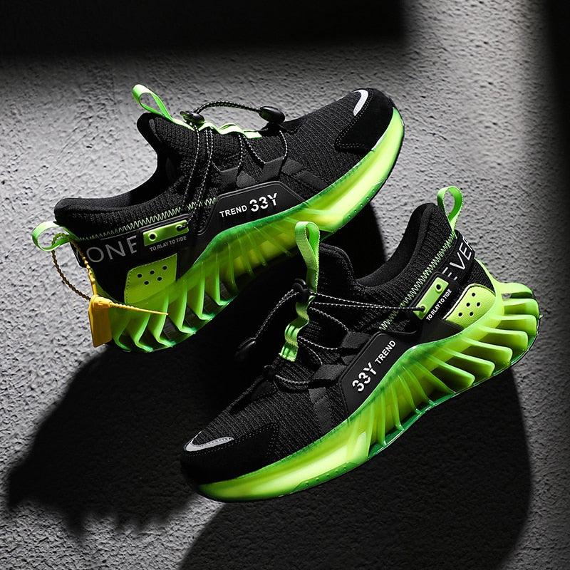 Chaussures de course modernes pour hommes Baskets tendance de sport antidérapantes de haute qualité Baskets à lame Chaussures de marche athlétiques décontractées Chaussures de tennis Baskets de mode pour hommes