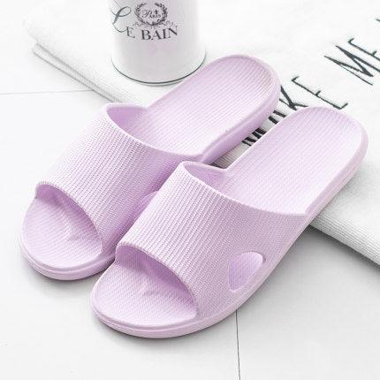 Chaussons Modernes Femmes Été Épais Bas Intérieur Maison Couples Maison Salle de Bain Doux à Porter Chaussons Frais EVA Bout Ouvert Chaussons Doux Douche Massage Bain Piscine Gym Chausson de Maison