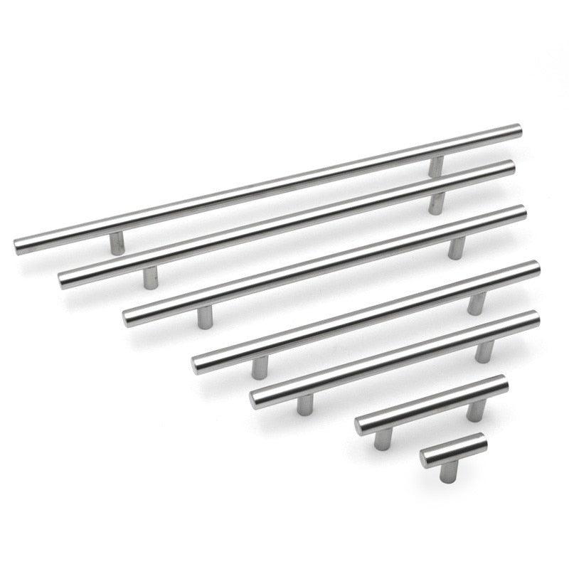 Poignée de porte de cuisine moderne en acier inoxydable, bouton de traction, poignée de meuble, poignée de tiroir, poignées de tiroir en tube creux en acier inoxydable, bouton d'armoire pour quincaillerie de meubles de cuisine