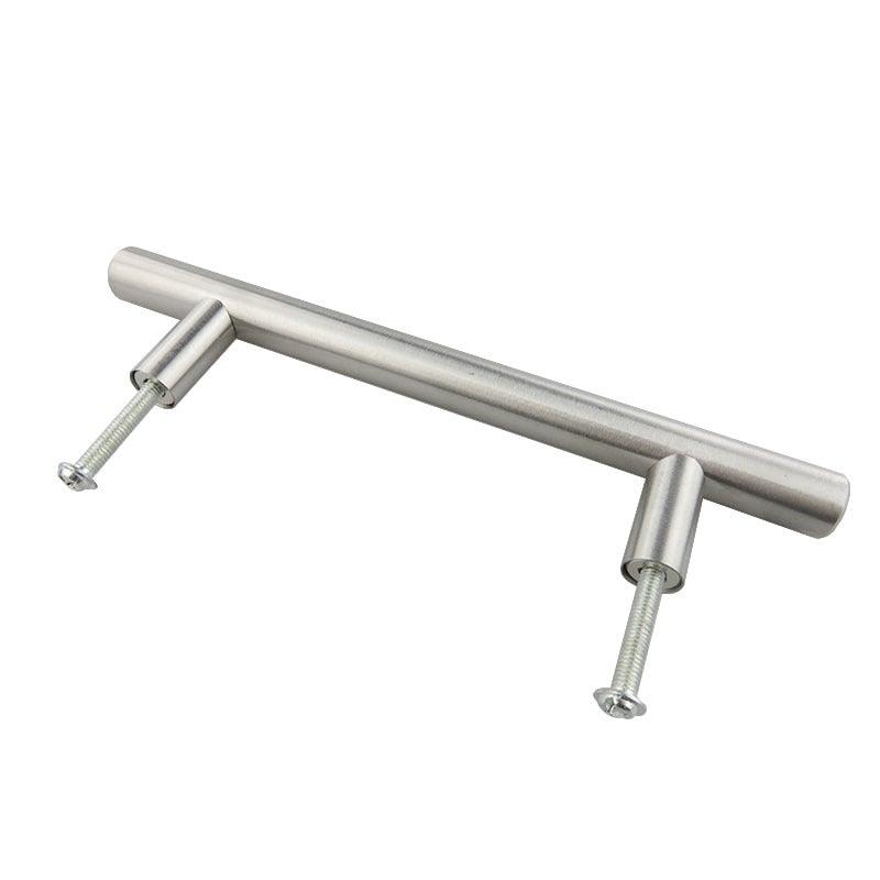 Poignée de porte de cuisine moderne en acier inoxydable, bouton de traction, poignée de meuble, poignée de tiroir, poignées de tiroir en tube creux en acier inoxydable, bouton d'armoire pour quincaillerie de meubles de cuisine