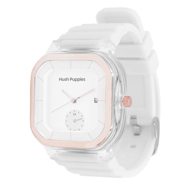 Montre à Quartz Transparente Moderne Montres de Sport pour Enfants Filles Garçons Carré Femmes Sports Électronique Décontracté Montre-Bracelet à Quartz avec Lunette Boîtier Bracelet en Silicone Montre pour Femmes Hommes