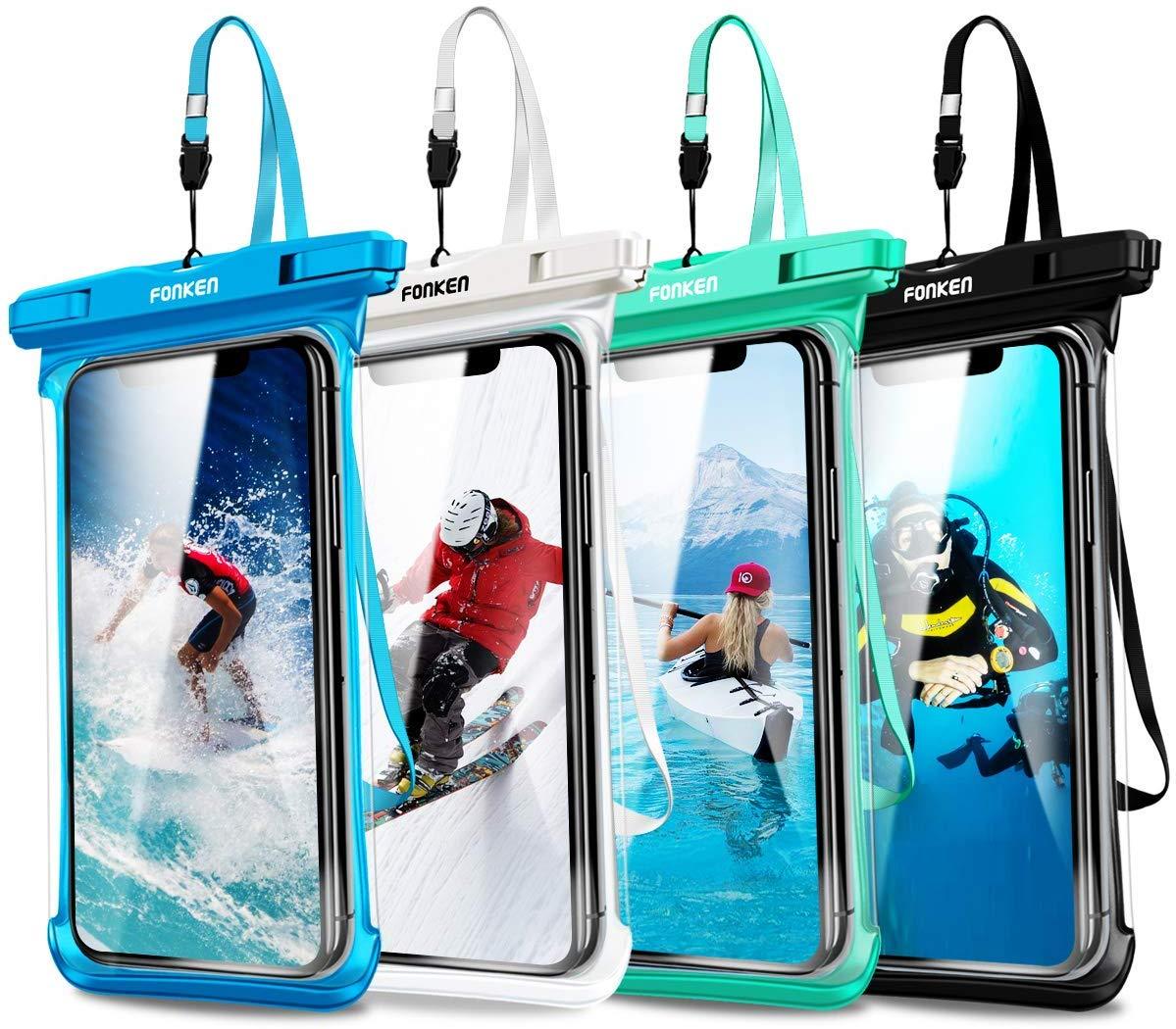 Coque étanche moderne pour téléphone, vue complète, housse de protection universelle souple pour téléphone iPhone, sac étanche, étui de téléphone étanche avec cordon pour iPhone, sac étanche.