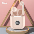 Écouteurs sans fil Bluetooth blancs modernes Écouteurs de musique HIFI étanches pour le sport en plein air Casque de sport Écouteurs sans fil Lecteur de musique portable intégré Écouteurs anti-transpiration avec étui de chargement Bluetooth 5.0