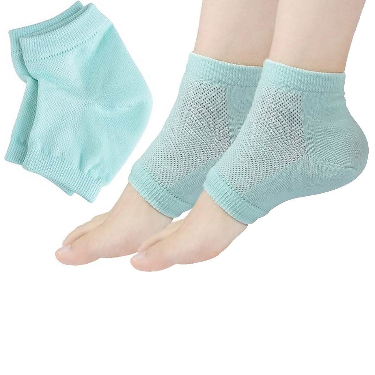 Chaussettes de talon hydratantes en gel pour le spa