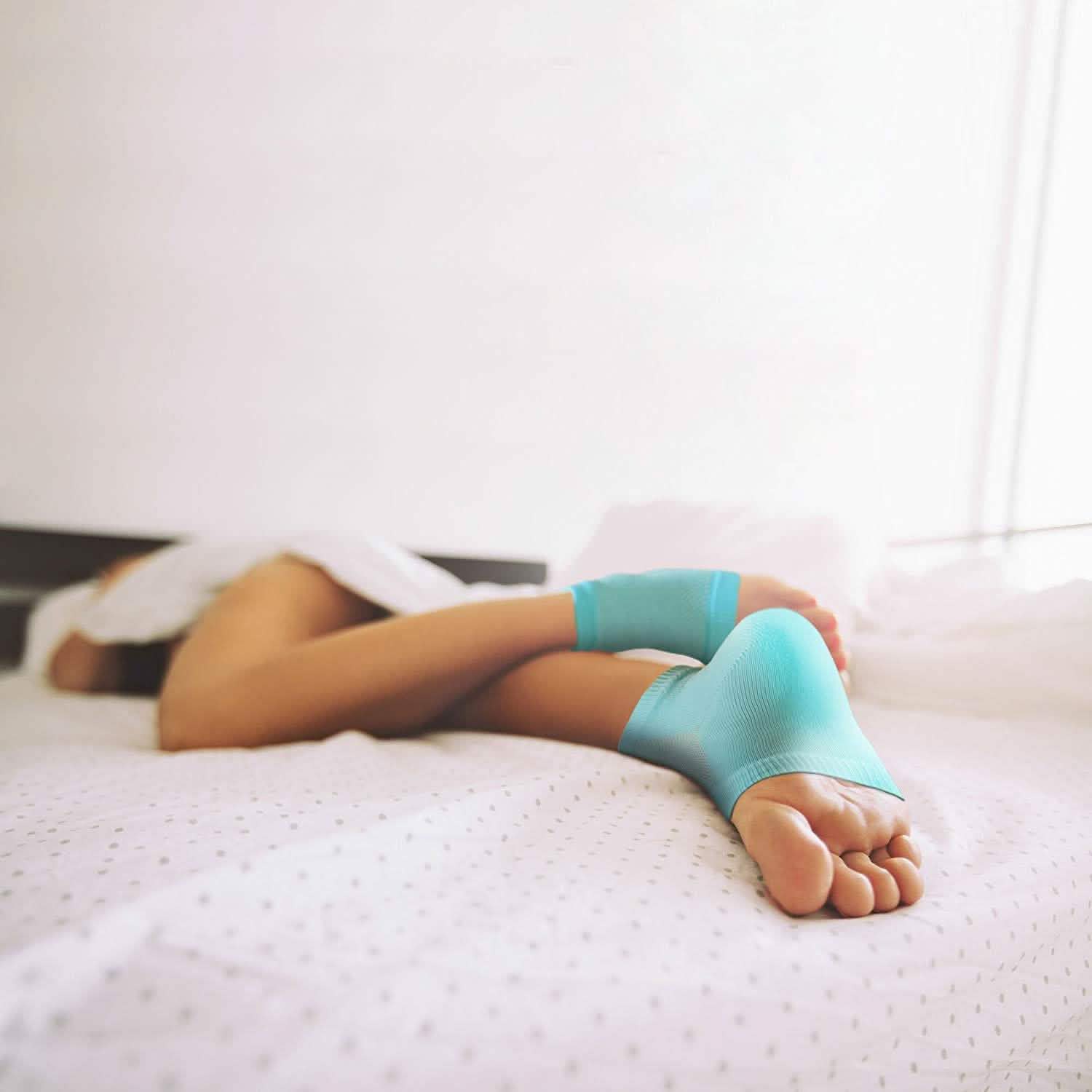 Chaussettes de talon hydratantes en gel pour le spa