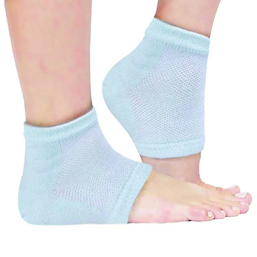 Chaussettes de talon hydratantes en gel pour le spa